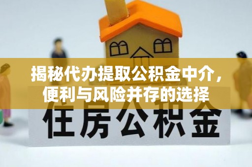 镇平揭秘代办提取公积金中介，便利与风险并存的选择