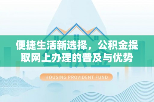镇平便捷生活新选择，公积金提取网上办理的普及与优势